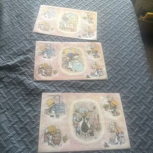Vintage‎ Holly Hobbie Plastic Placemat